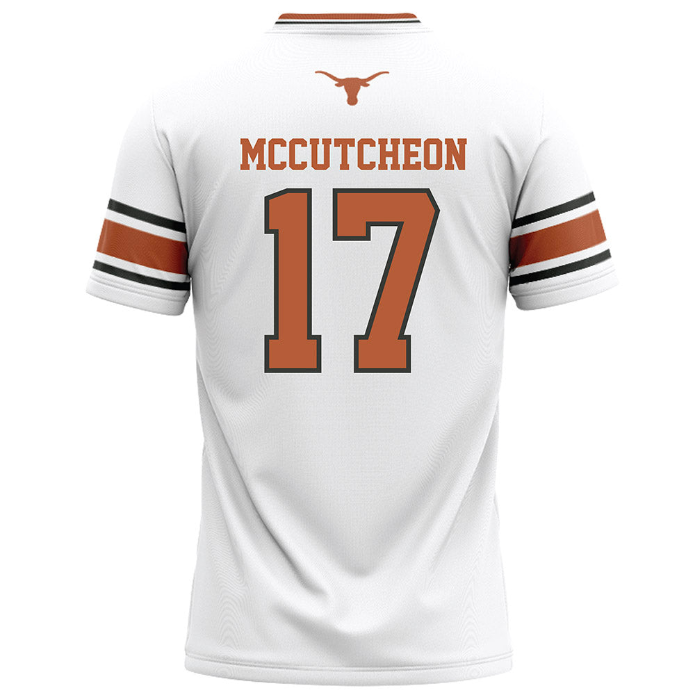 Texas - NCAA Football : Daylan Mccutcheon - White Football Jersey-1