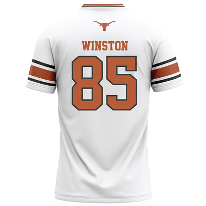 Texas - NCAA Football : Emaree Winston - White Football Jersey-1