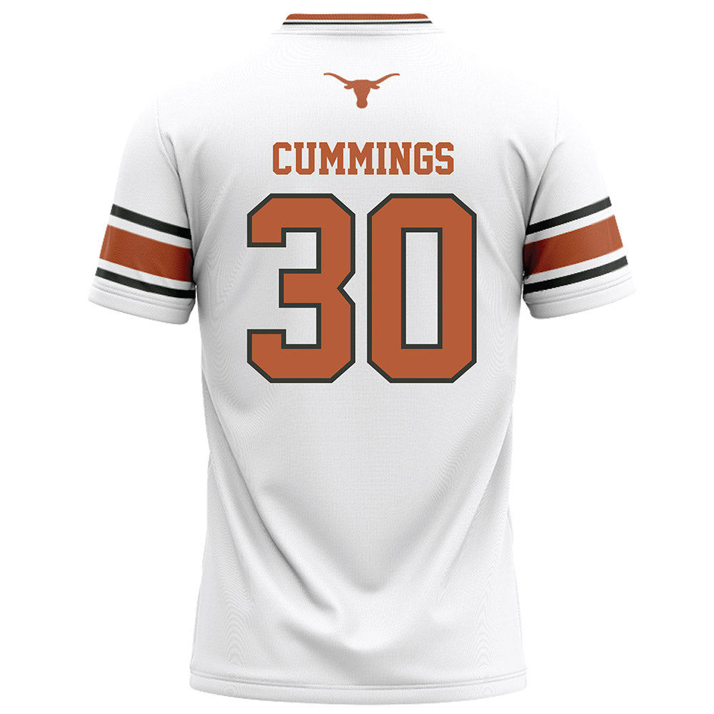 Texas - NCAA Football : Rocky Cummings - White Football Jersey-1