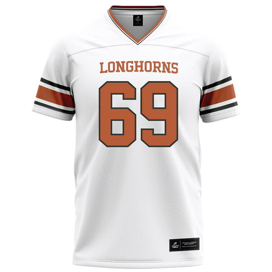 Texas - NCAA Football : Brooks Kieschnick Jr - White Football Jersey-0