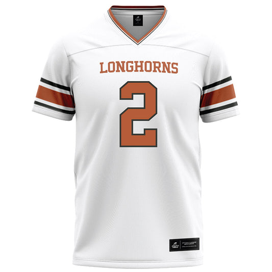 Texas - NCAA Football : Daylan Smothers - White Football Jersey-0