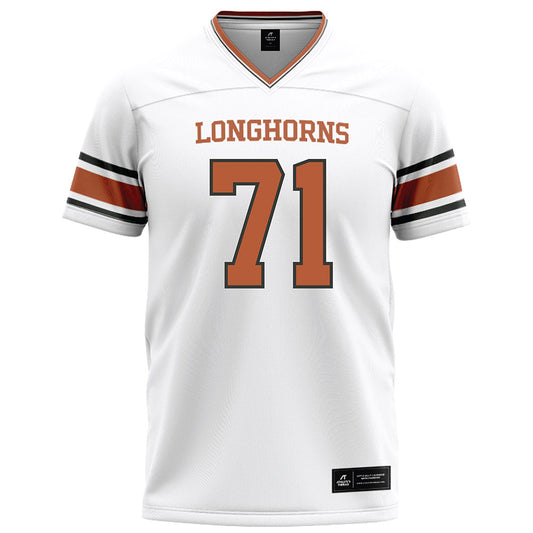 Texas - NCAA Football : Melvin Siani - White Football Jersey-0