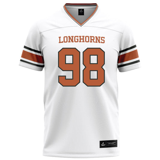 Texas - NCAA Football : Maraad Watson - White Football Jersey-0