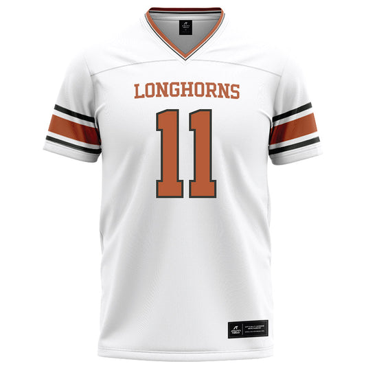 Texas - NCAA Football : Michael Terry III - White Football Jersey-0