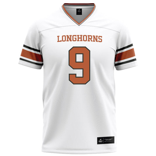 Texas - NCAA Football : KJ Lacey - White Football Jersey-0