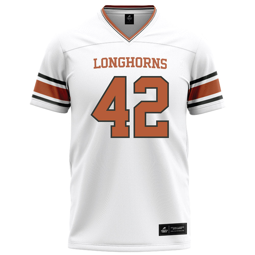 Texas - NCAA Football : Trott O'Neal - White Football Jersey-0