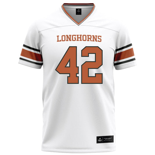 Texas - NCAA Football : Trott O'Neal - White Football Jersey-0