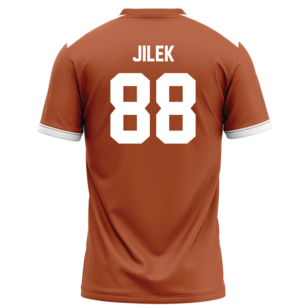 Texas - NCAA Football : Charlie Jilek - Orange Football Jersey-1