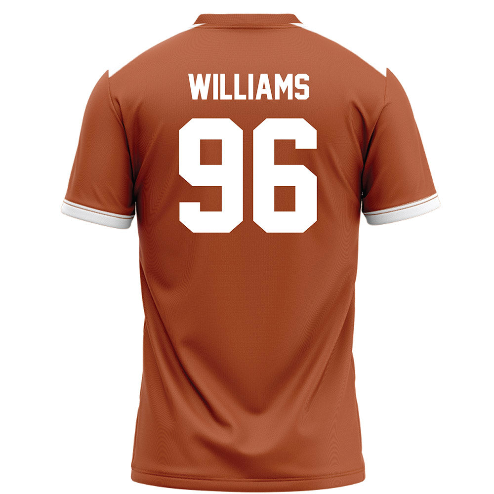 Texas - NCAA Football : Zion Williams - Orange Football Jersey-1