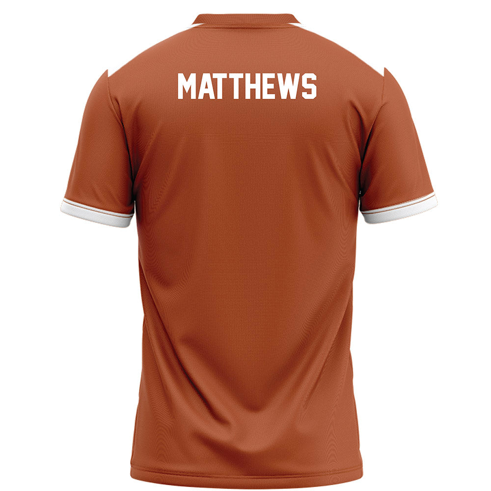 Texas - NCAA Football : Samari Matthews - Orange Football Jersey-1