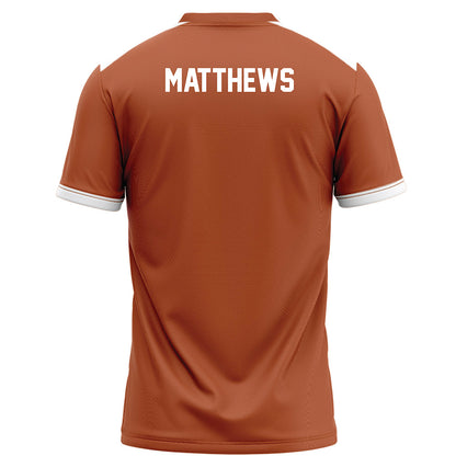Texas - NCAA Football : Samari Matthews - Orange Football Jersey-1