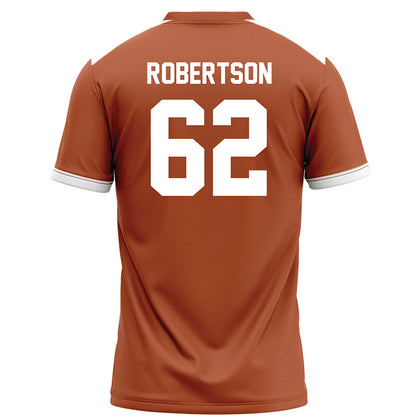 Texas - NCAA Football : Connor Robertson - Orange Football Jersey-1