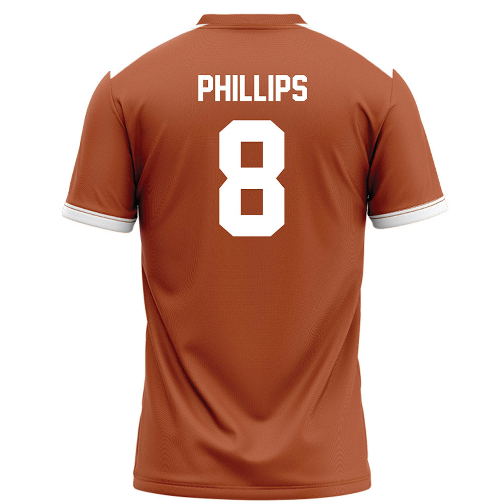 Texas - NCAA Football : Kade Phillips - Orange Football Jersey-1
