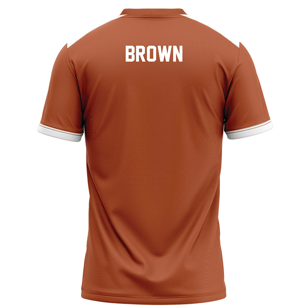 Texas - NCAA Football : Raleek Brown - Orange Football Jersey-1