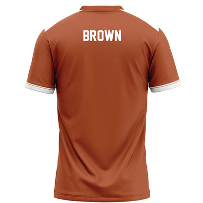 Texas - NCAA Football : Raleek Brown - Orange Football Jersey-1