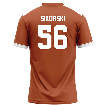 Texas - NCAA Football : Dylan Sikorski - Orange Football Jersey-1