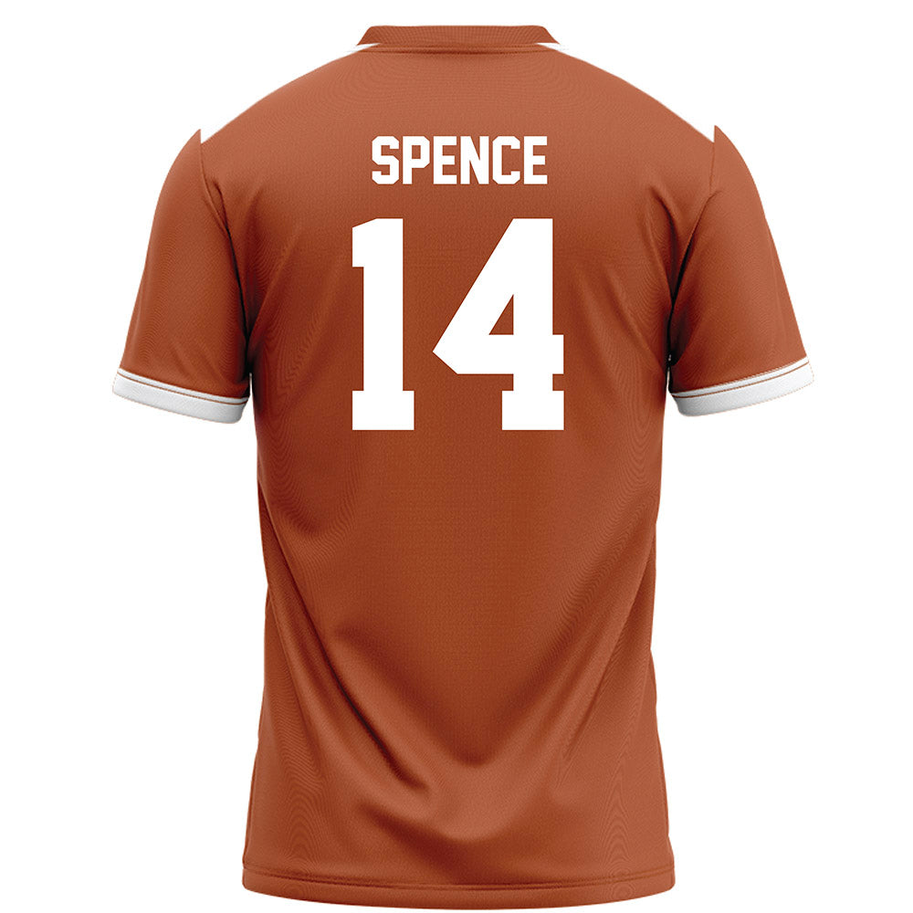 Texas - NCAA Football : Brad Spence - Orange Football Jersey-1