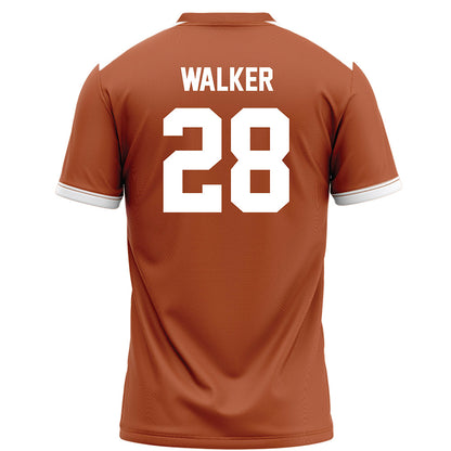 Texas - NCAA Football : Jett Walker - Orange Football Jersey-1