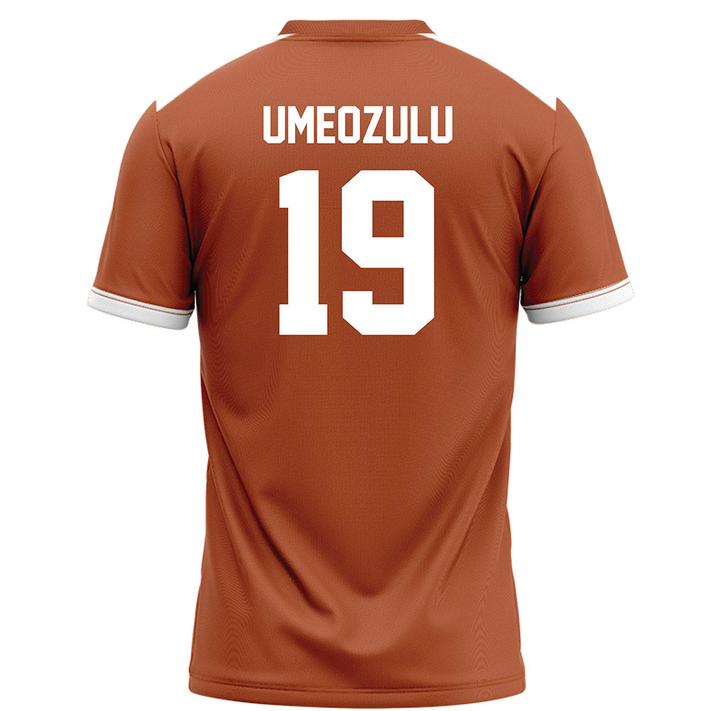 Texas - NCAA Football : Zina Umeozulu - Orange Football Jersey-1