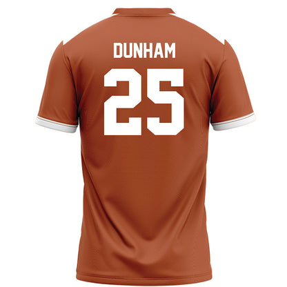 Texas - NCAA Football : Luke Dunham - Orange Football Jersey-1