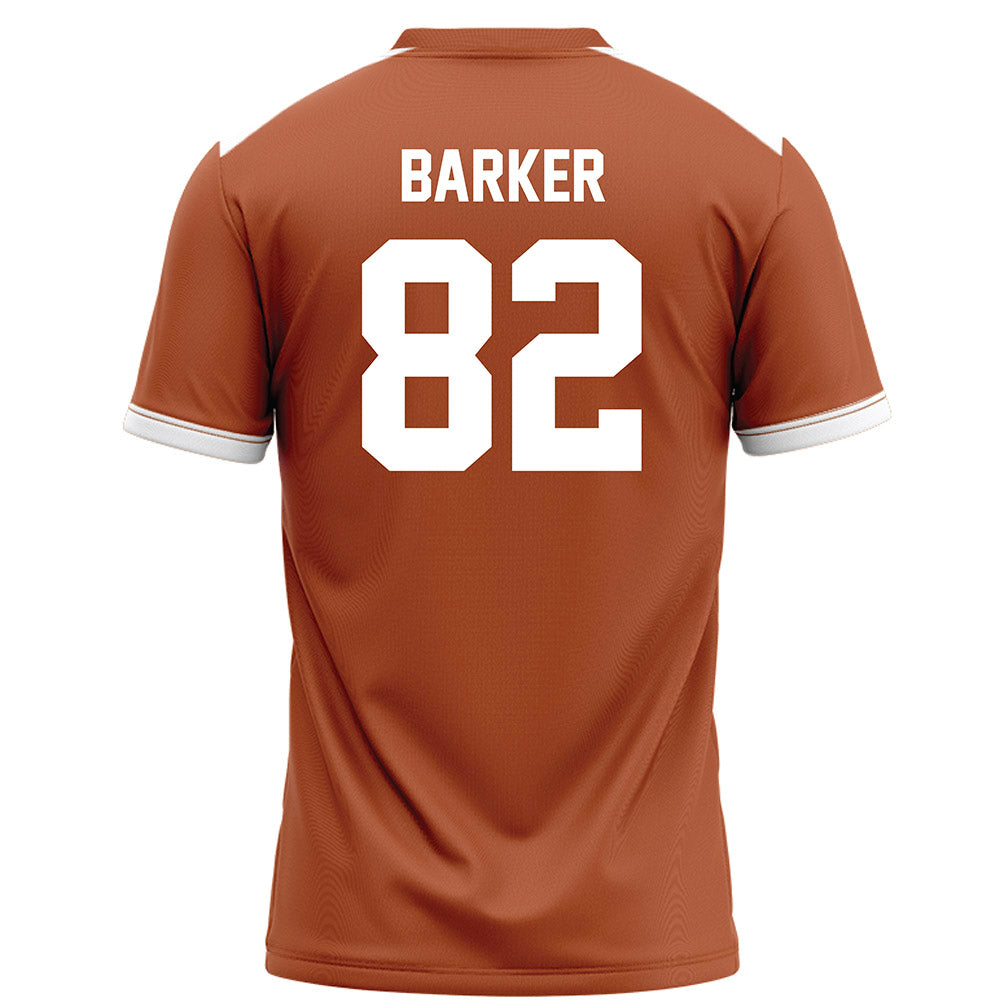 Texas - NCAA Football : Ridge Barker - Orange Football Jersey