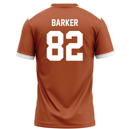 Texas - NCAA Football : Ridge Barker - Orange Football Jersey