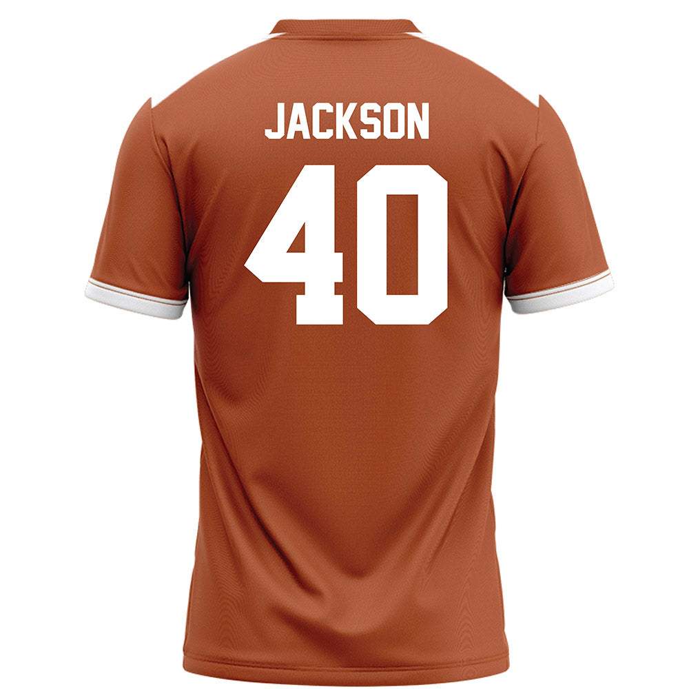 Texas - NCAA Football : Lance Jackson - Orange Football Jersey-1