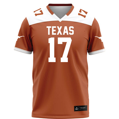 Texas - NCAA Football : Daylan McCutcheon - Orange Football Jersey-0