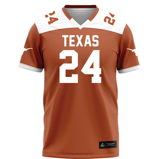 Texas - NCAA Football : Warren Roberson - Orange Football Jersey-0