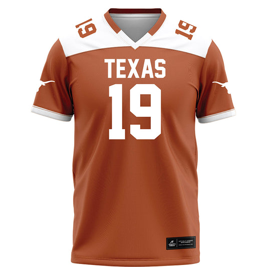 Texas - NCAA Football : Zina Umeozulu - Orange Football Jersey-0