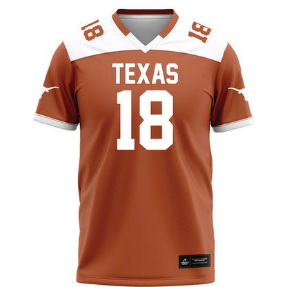 Texas - NCAA Football : Kosi Okpala - Orange Football Jersey-0