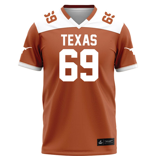 Texas - NCAA Football : Brooks Kieschnick Jr - Orange Football Jersey-0