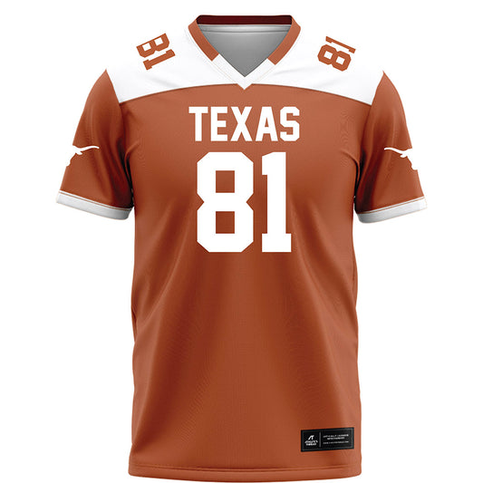 Texas - NCAA Football : Nick Townsend - Orange Football Jersey-0