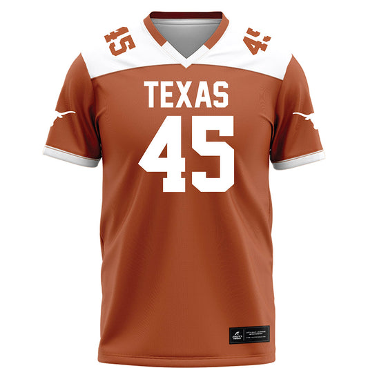 Texas - NCAA Football : Mikey Bukauskas - Orange Football Jersey-0