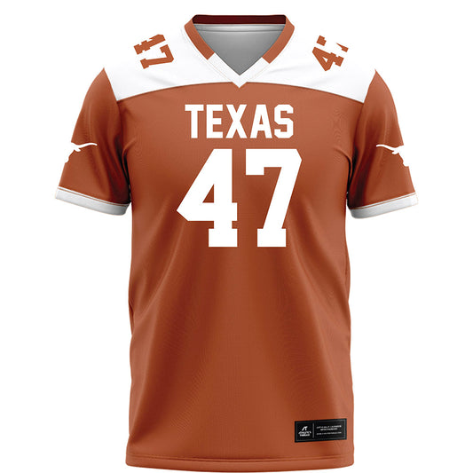 Texas - NCAA Football : Trey Dubuc - Orange Football Jersey-0