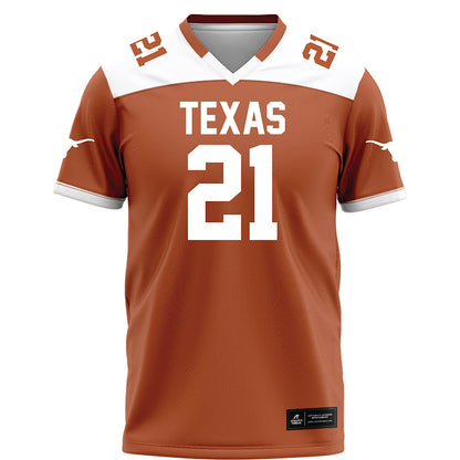 Texas - NCAA Football : Hayward Howard Jr. - Orange Football Jersey-0