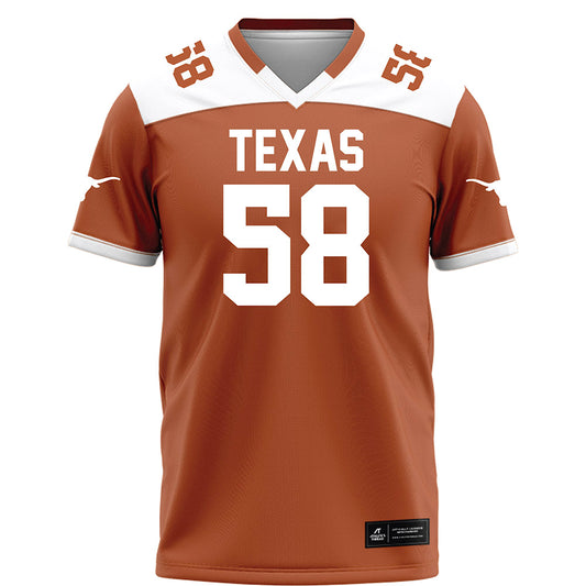 Texas - NCAA Football : Devin Coleman - Orange Football Jersey-0