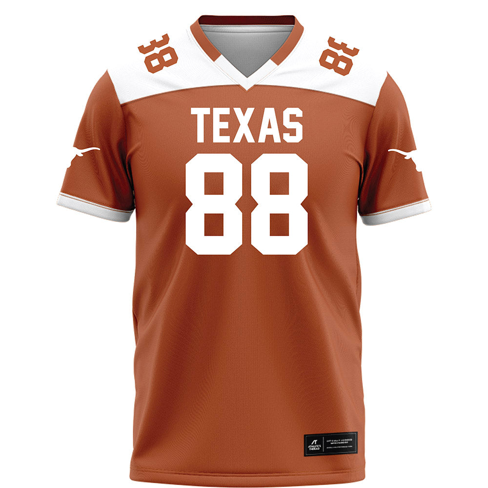 Texas - NCAA Football : Charlie Jilek - Orange Football Jersey-0