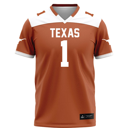 Texas - NCAA Football : Colin Simmons - Orange Football Jersey-0