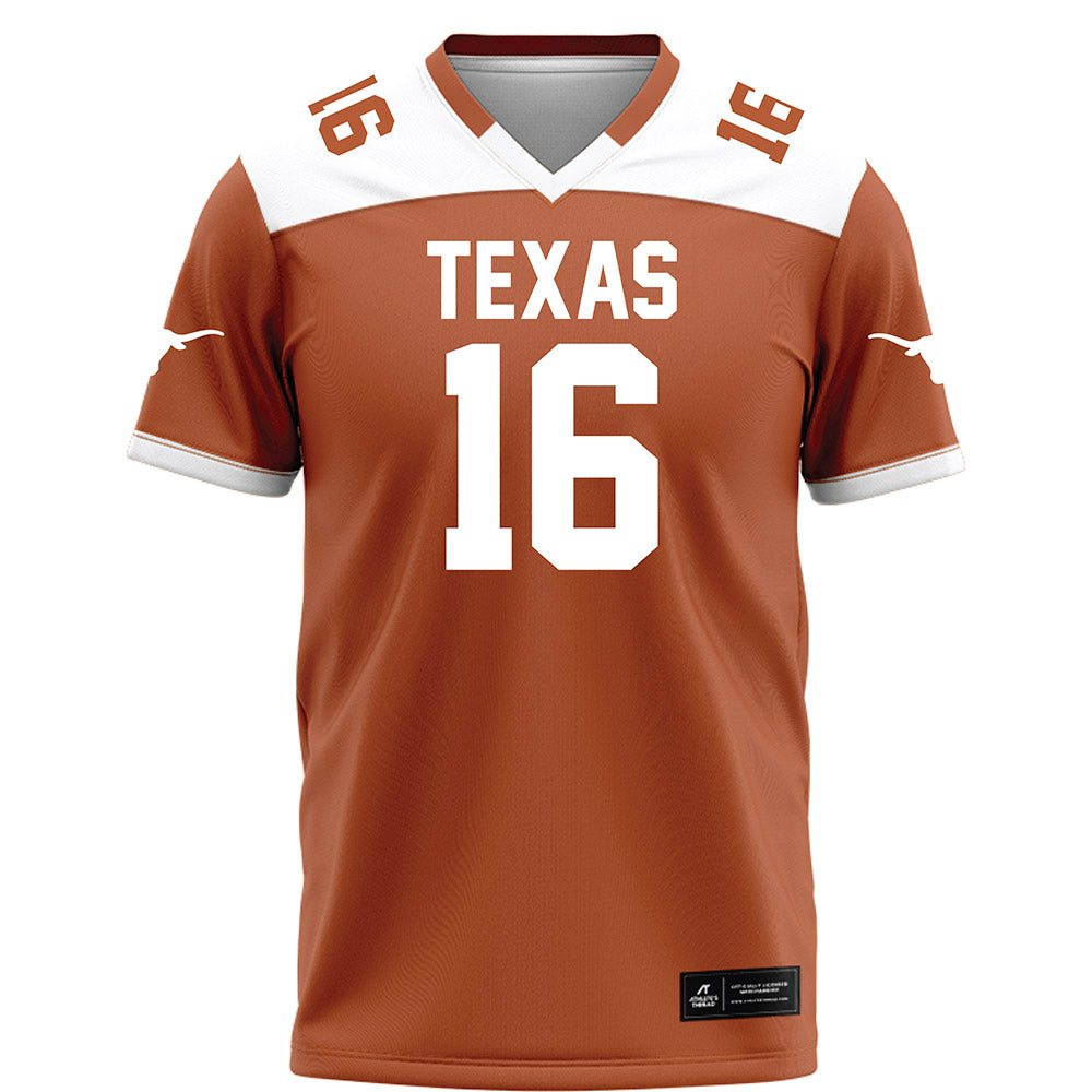 Texas - NCAA Football : Tyler Atkinson - Orange Football Jersey-0