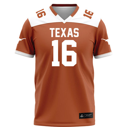 Texas - NCAA Football : Tyler Atkinson - Orange Football Jersey-0