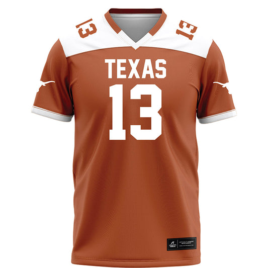 Texas - NCAA Football : Zelus Hicks - Orange Football Jersey-0