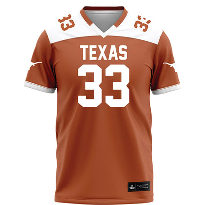 Texas - NCAA Football : Carson Berger - Orange Football Jersey-0