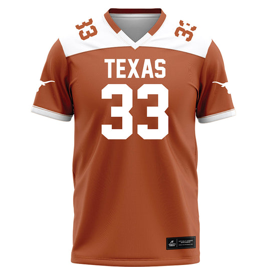 Texas - NCAA Football : Carson Berger - Orange Football Jersey-0