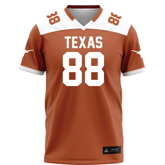 Texas - NCAA Football : Charlie Jilek - Orange Football Jersey-0