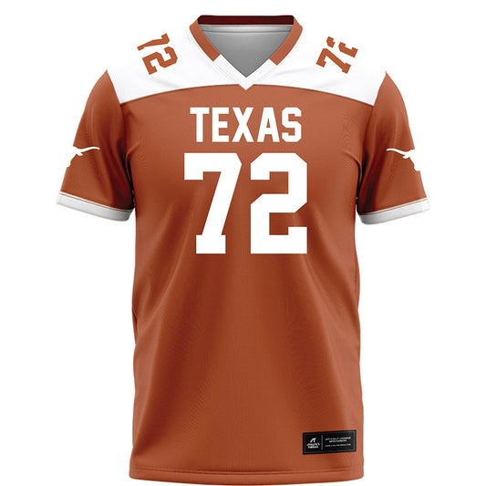 Texas - NCAA Football : Nicolas Robertson - Orange Football Jersey-0