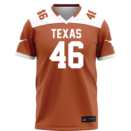 Texas - NCAA Football : Spencer Barnett - Orange Football Jersey-0