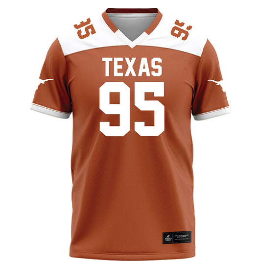 Texas - NCAA Football : Ian Geffrard - Orange Football Jersey-0