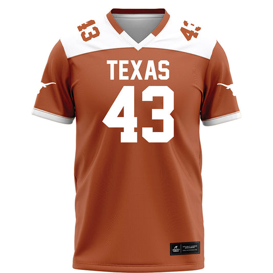 Texas - NCAA Football : Michael Chiumento - Orange Football Jersey-0
