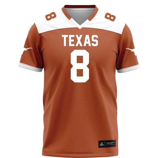 Texas - NCAA Football : Cameron Coleman - Orange Football Jersey-0